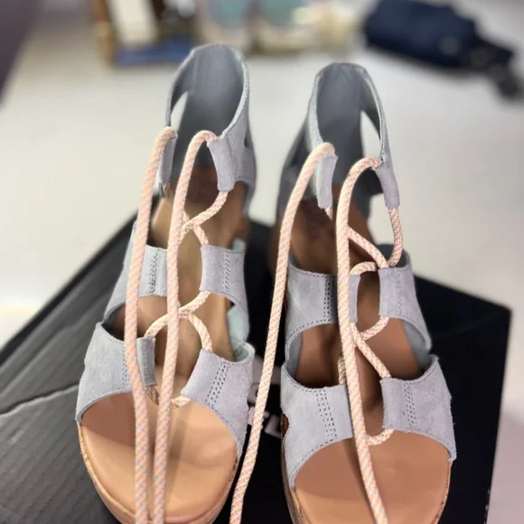 Sorel Cameron Lace-Up Suede Ghillie Gladiator Sandals - Picture 7 of 12